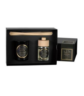 SETPERF2 VELA+MIKADO amber-olibanum 23x16,6x8x3cm.