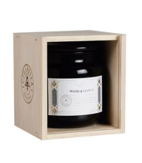 VELA TARRO APOTEWC wood-clove+caja 9,5x11cm 1ud