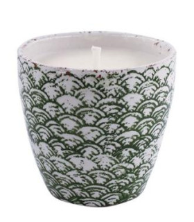 VELA TIESTO ESCAMA VERDE SQUAM58 citronela 15,5x15