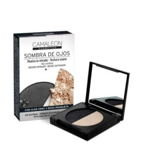 CAMALEON SOMBRA DE OJOS duo negro-beige