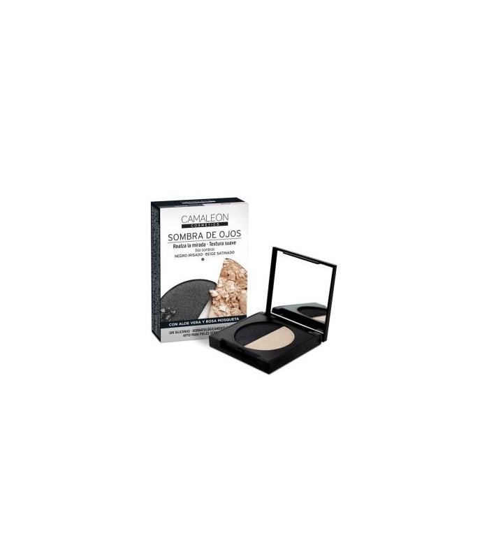 CAMALEON SOMBRA DE OJOS duo negro-beige