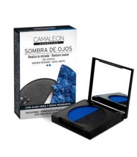CAMALEON SOMBRA DE OJOS duo negro-azul