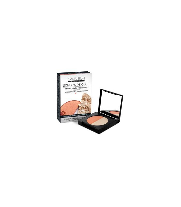 CAMALEON SOMBRA DE OJOS duo melocoton-beige