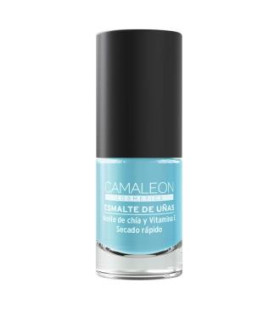 CAMALEON ESMALTE DE UÑAS azul  cielo 6ml.