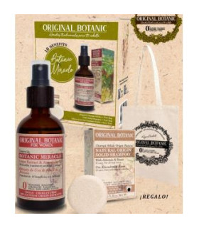 KIT BOTANIC MIRACLE leave in 150ml+champu 50gr+bag