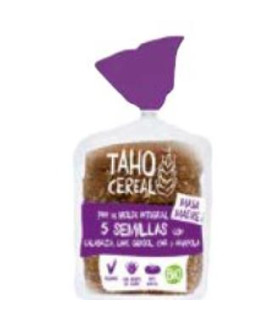 PAN DE MOLDE 5 SEMILLAS int masa madre 400gr. BIO