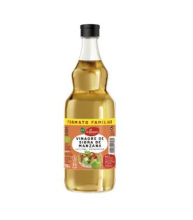 VINAGRE DE MANZANA sin filtrar 750ml. BIO VEGAN