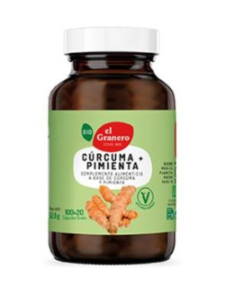 CURCUMA Y PIMIENTA BIO 120cap.