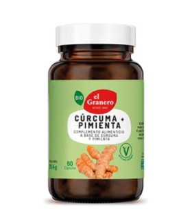 CURCUMA Y PIMIENTA BIO 60cap.