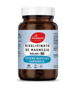 BISGLICINATO DE MAGNESIO con B6 60 cap VEGAN