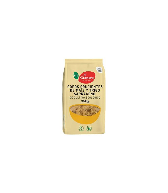 COPOS DE MAIZ Y TRIGO SARRACENO crujientes 350gr.