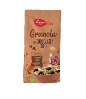 GRANOLA CON CHOCOLATE Y COCO 350gr. BIO SG