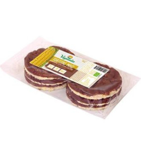 TORTITAS DE MAIZ con chocolate con leche 95gr. BIO