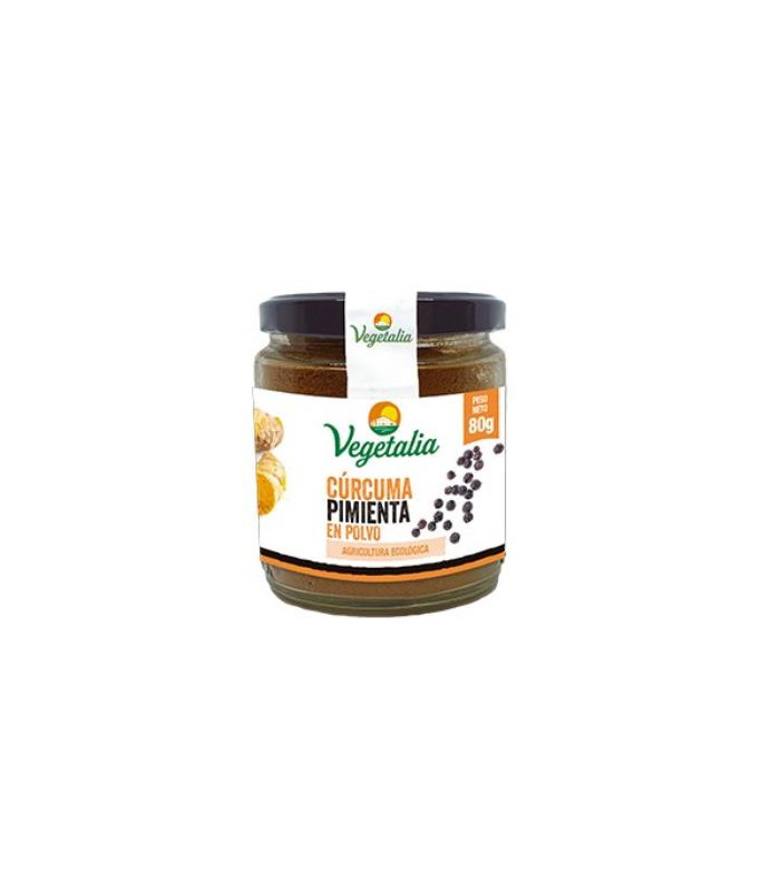 CURCUMA+PIMIENTA NEGRA polvo 80gr. BIO