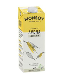 BEBIDA VEGETAL DE AVENA con calcio 1lt 6uds. BIO