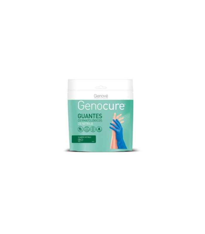 GENOCURE GUANTES dermatológicos nitrilo T-M/7 2uni