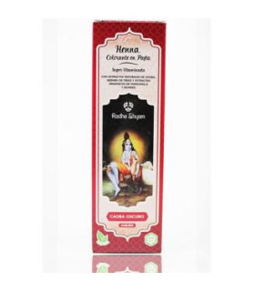HENNA PASTA CAOBA OSCURO 200gr.