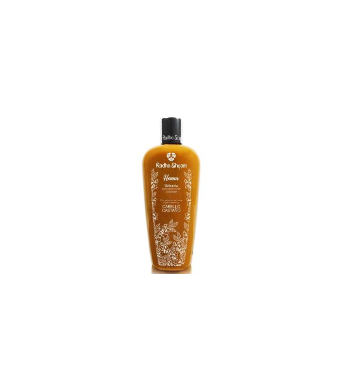BALSAMO ACONDICIONADOR HENNA COLOR CASTAÑO 400ml.