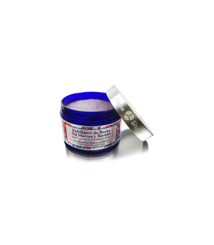 EXFOLIANTE DE ROSAS SAL MARINA Y BAOBAB 300gr.