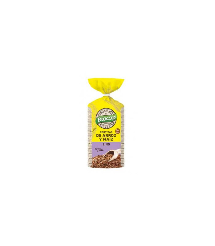 TORTITAS DE ARROZ, MAIZ Y LINO 200gr. BIO