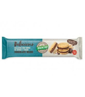 GALLETA DELICIOSAS rellena chocolate negro 150gr