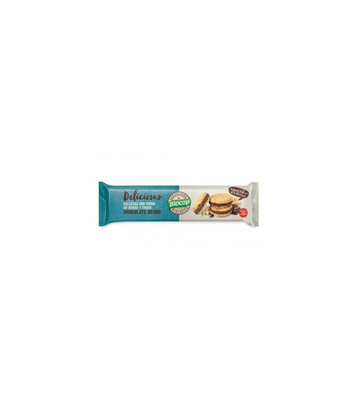 GALLETA DELICIOSAS rellena chocolate negro 150gr