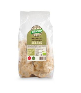 MINI CRACKERS DE TRIGO SESAMO 250gr. BIO VEGAN