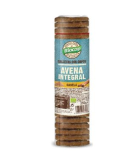 GALLETAS DE AVENA integral con canela 250gr. BIO