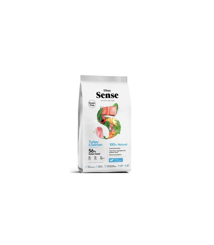 DIBAQ SENSE salmon y pavo perro puppy 12kg. SG