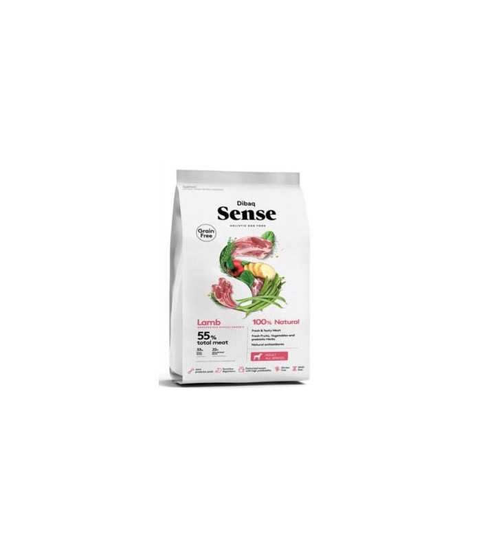 DIBAQ SENSE cordero perro adulto 2kg. SG