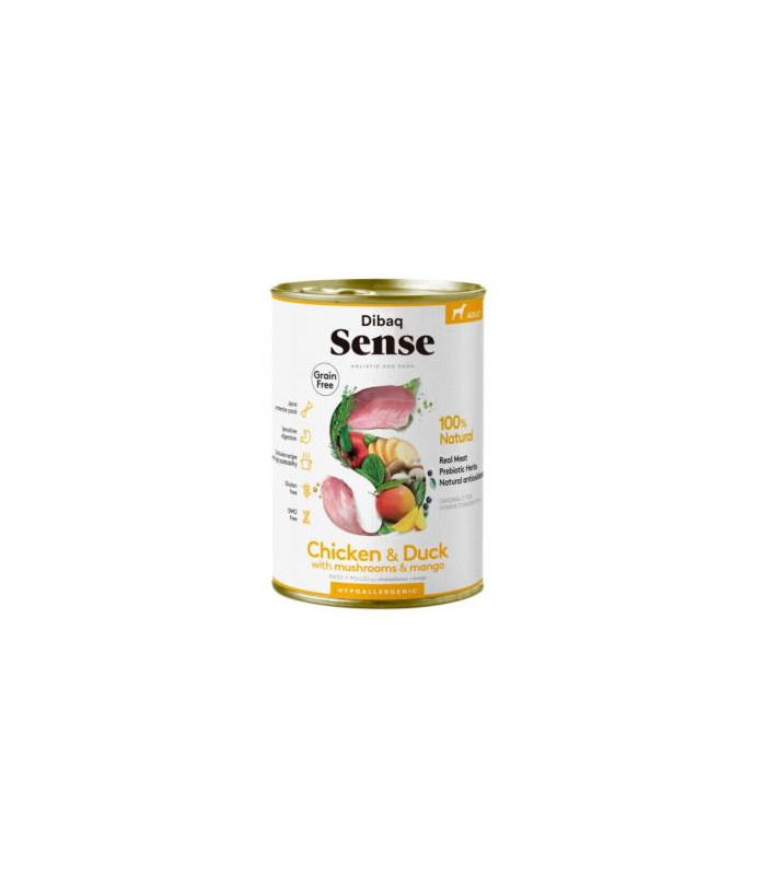 DIBAQ SENSE pollo y pato perro adulto lata 380g SG