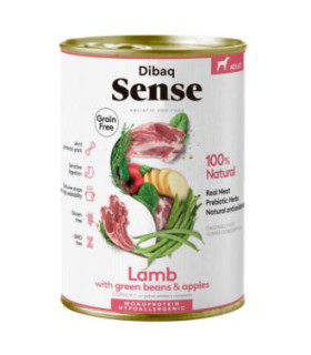 DIBAQ SENSE cordero perro adulto lata 380gr. SG