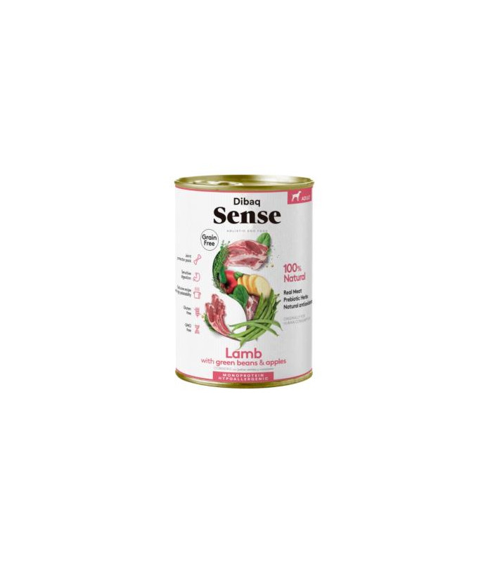 DIBAQ SENSE cordero perro adulto lata 380gr. SG