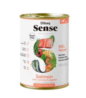 DIBAQ SENSE salmon perro adulto lata 380gr. SG