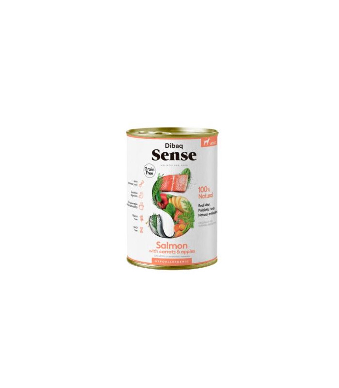 DIBAQ SENSE salmon perro adulto lata 380gr. SG