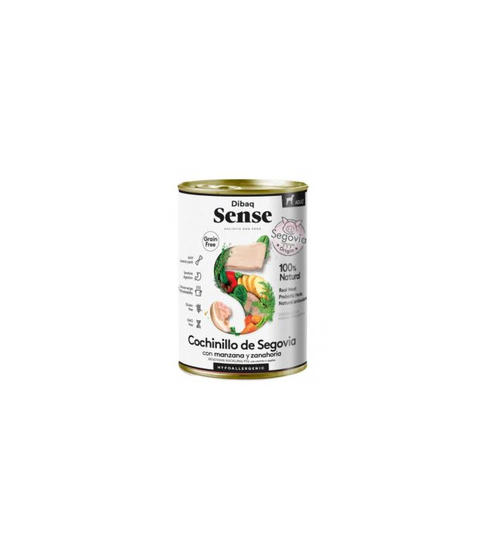 DIBAQ SENSE cochinillo  perro adulto lata 380g SG