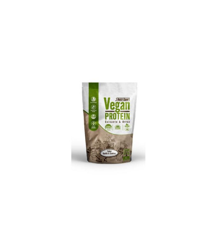 VEGAN PROTEIN vainilla-cookies bolsa 480gr.