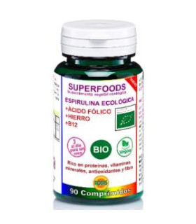 ESPIRULINA + AC. FOLICO superalimentos BIO 90comp.