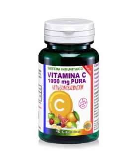 VITAMINA C PURA 1000mg. 40cap.