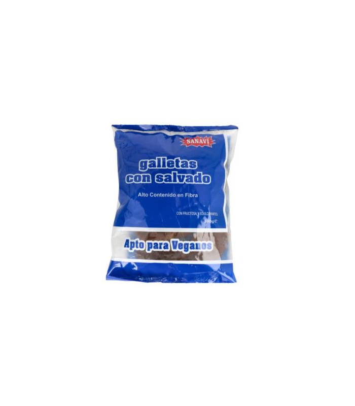 GALLETAS DIETETICAS CON SALVADO 300gr. S/A VEGAN