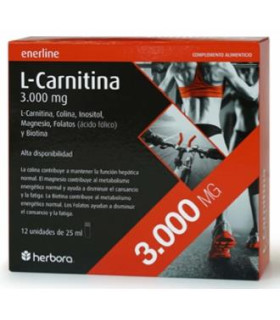 L-CARNITINA 3000mg. 12amp.