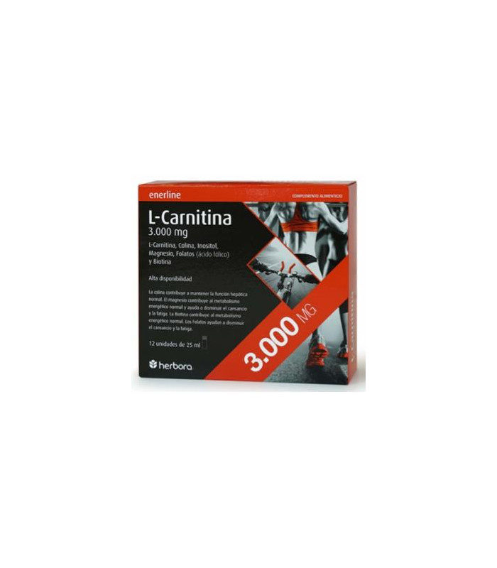L-CARNITINA 3000mg. 12amp.