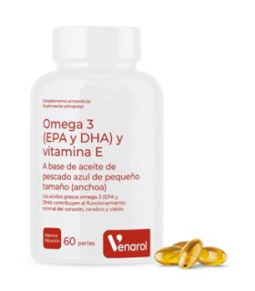 OMEGA 3 (EPA y DHA) + VIT. E 60perlas