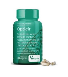 OPTICIR castaño-centella-ruscus-vid-hamameli 60cap