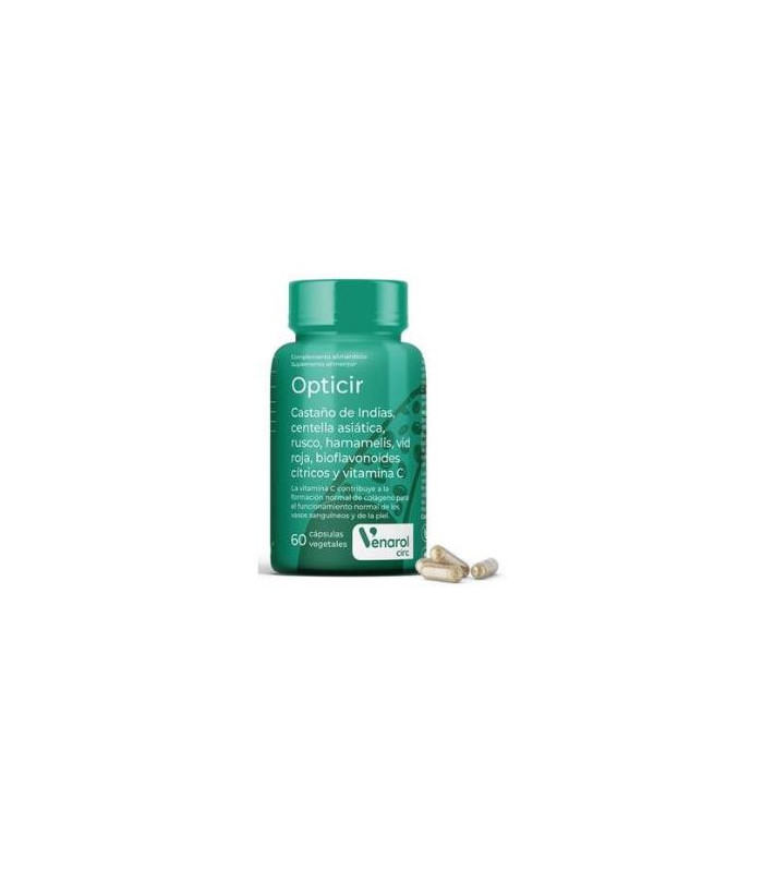 OPTICIR castaño-centella-ruscus-vid-hamameli 60cap