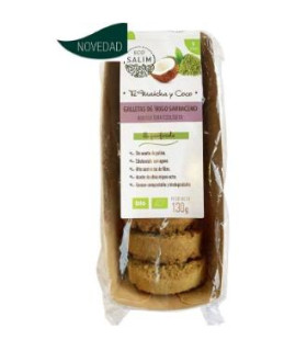 GALLETAS DE TRIGO SARRACENO MATCHA COCO 130gr. BIO