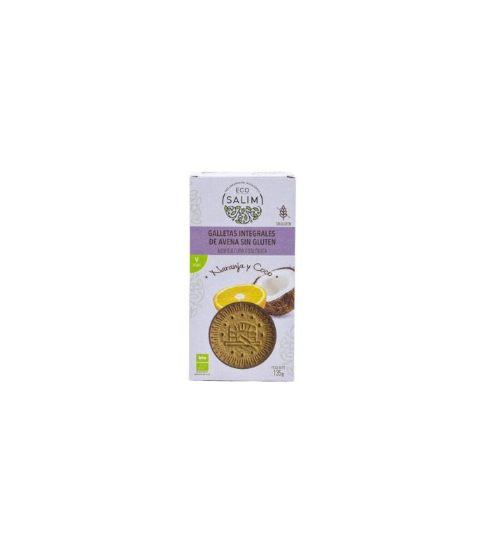 GALLETAS DE AVENA NARANJA COCO 135gr. BIO SG VEGAN