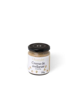 CREMA  DE AVELLANA crunchy 210gr.