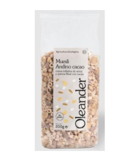 MUESLI ANDINO con cacao 200gr.