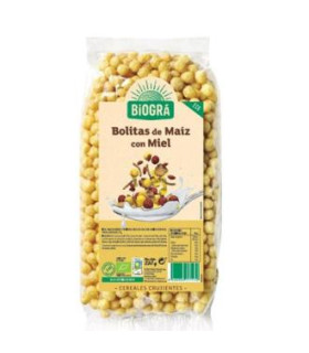 BOLITAS DE MAIZ con miel 250gr.  BIO